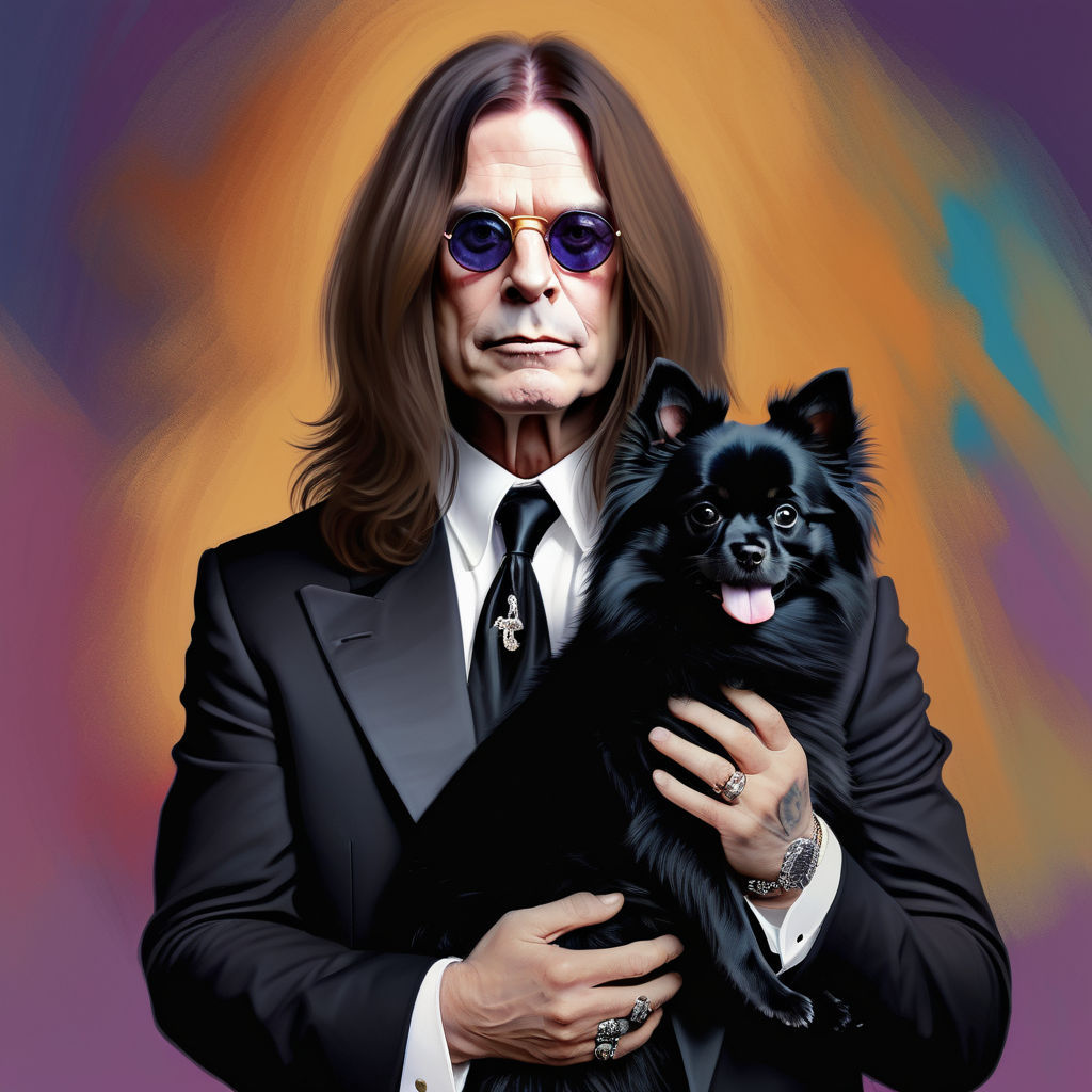 ozzy osbourne and his dog