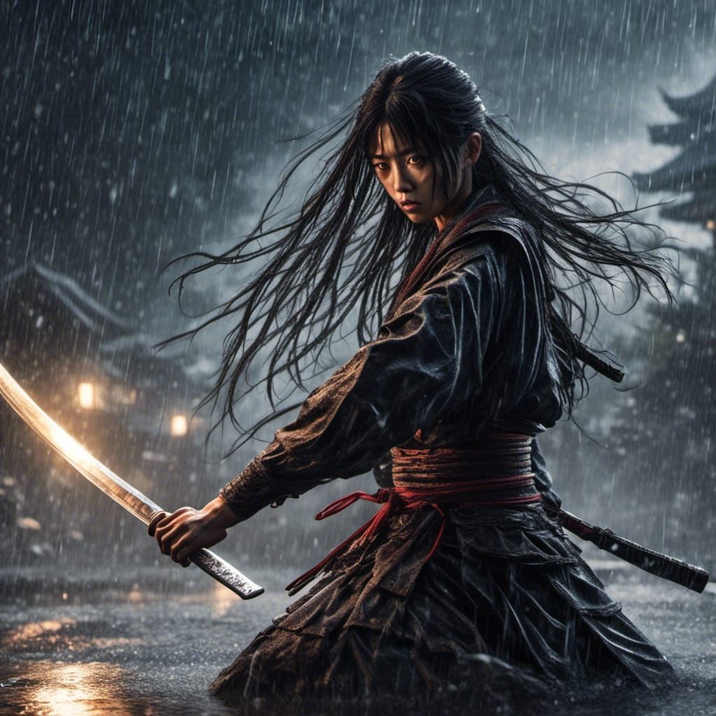  a Japanese samurai   by @Obi