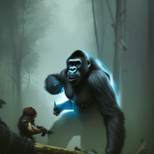 Gtag Horror Art Submissions #1 (u/bluehead122) (Art by Me) : r/GorillaTag