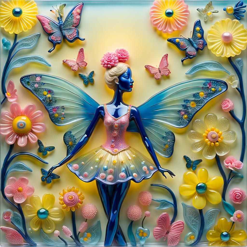 a flowers fairy - AI Generated Artwork - NightCafe Creator