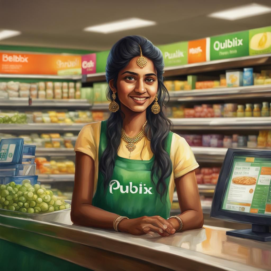 Publix Cashier - AI Generated Artwork - NightCafe Creator