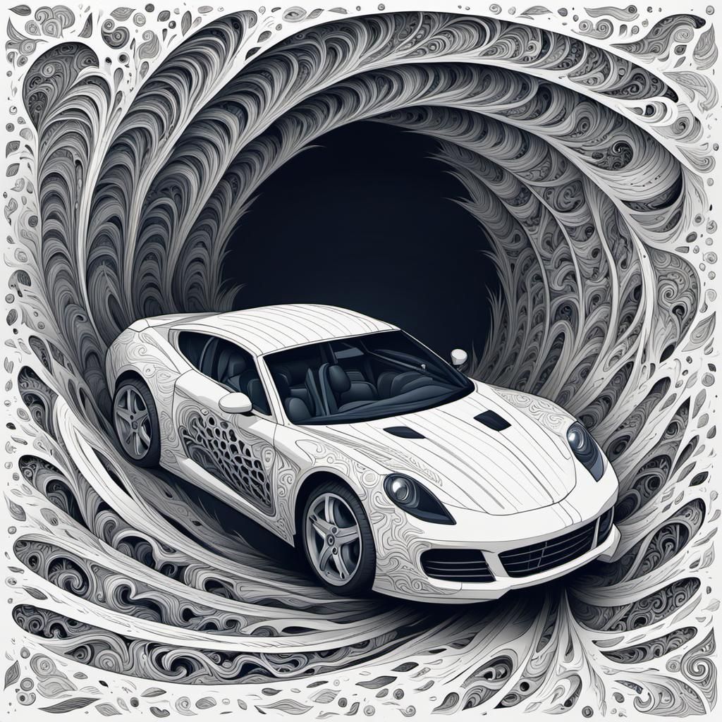 Car in tube