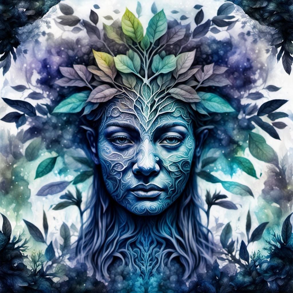 Dryad portrait - AI Generated Artwork - NightCafe Creator