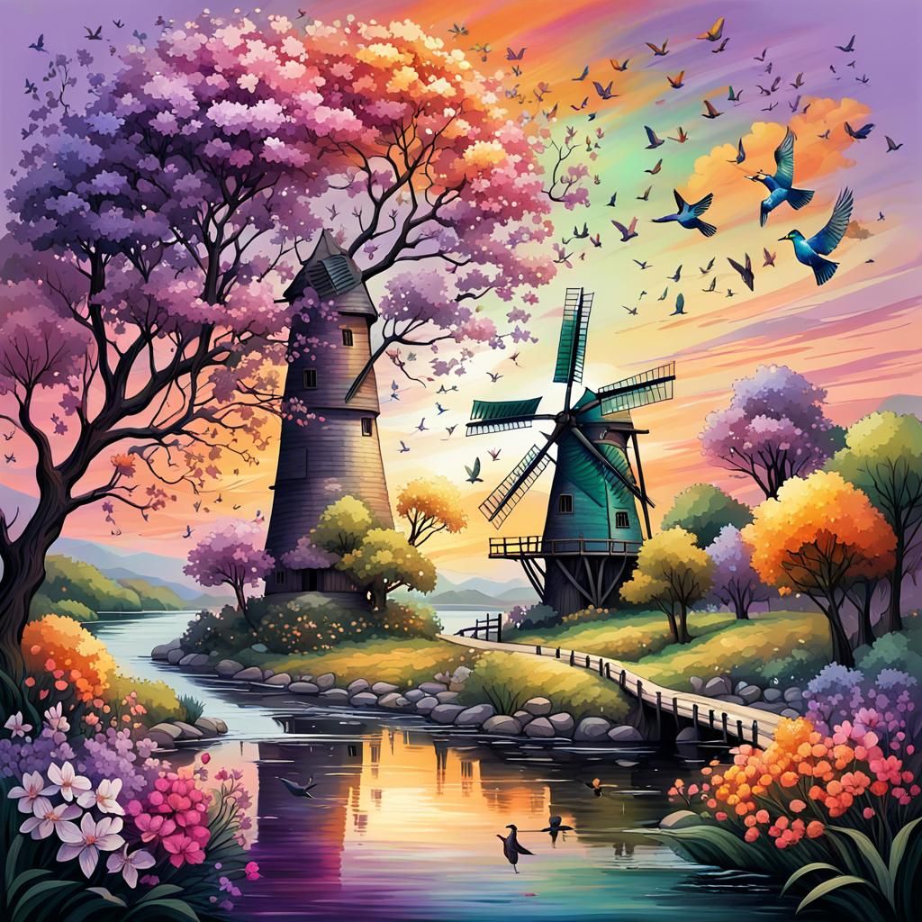Colorful landscape