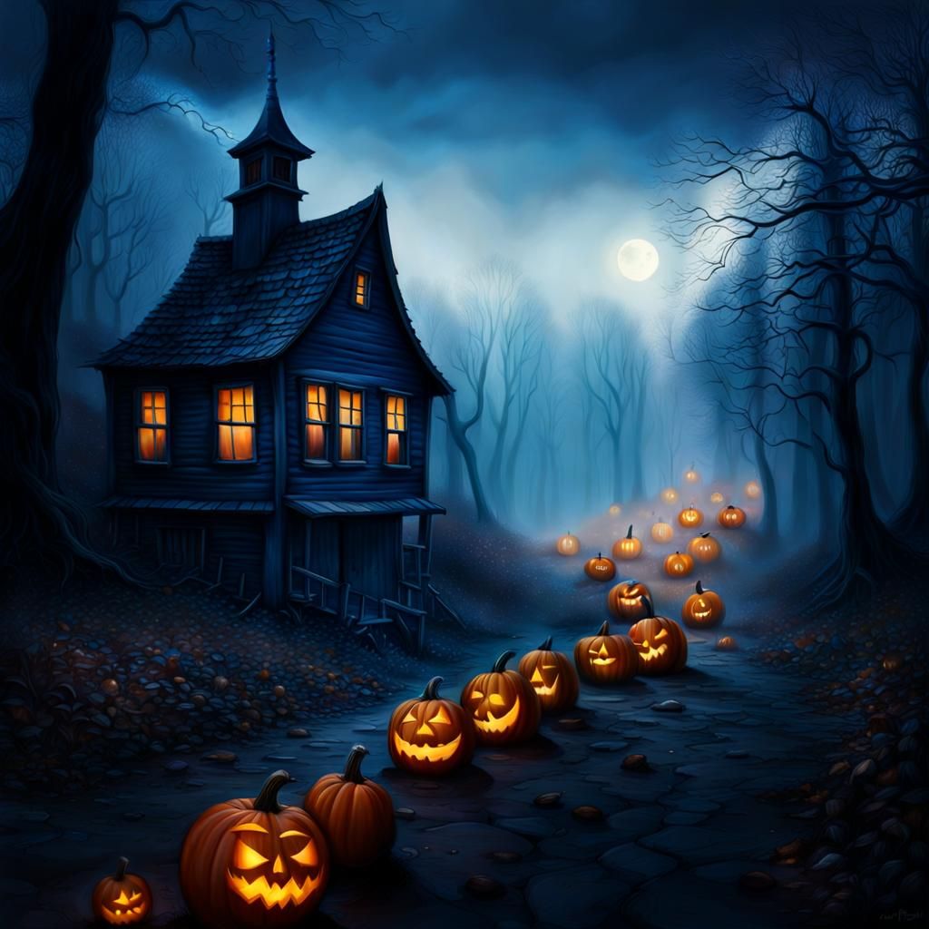 Trail Of Jack O Lanterns