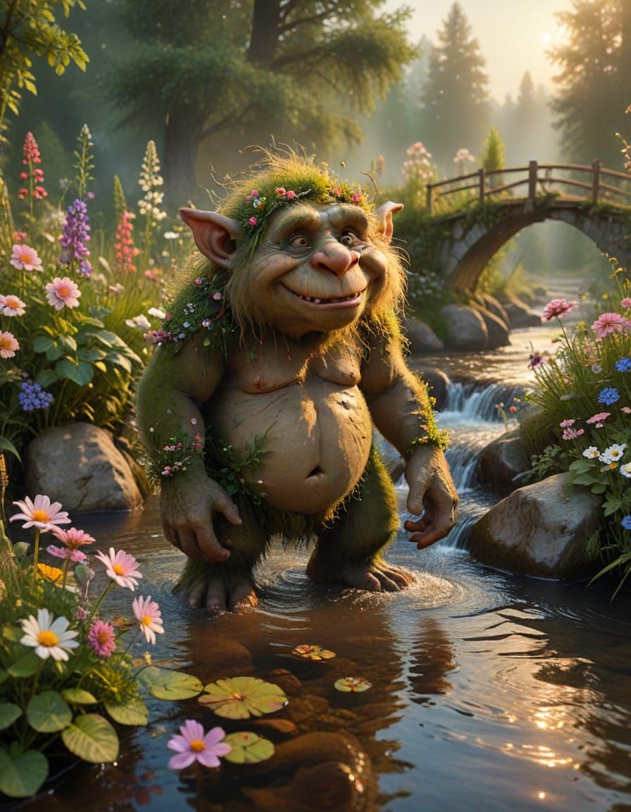 Not every troll looks scary  by @Yannous de Chaumont