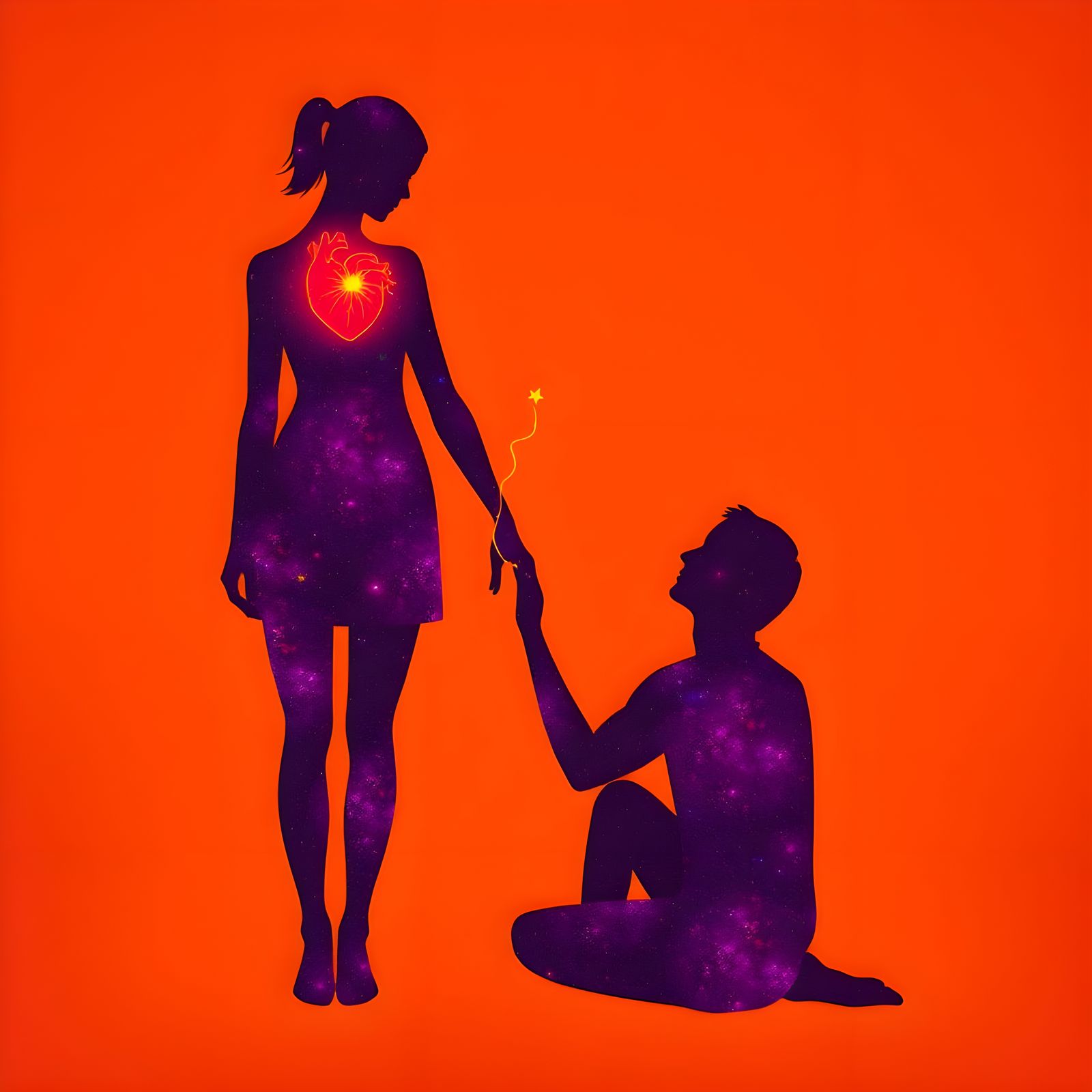 Orange and purple   by @Floe Joe 