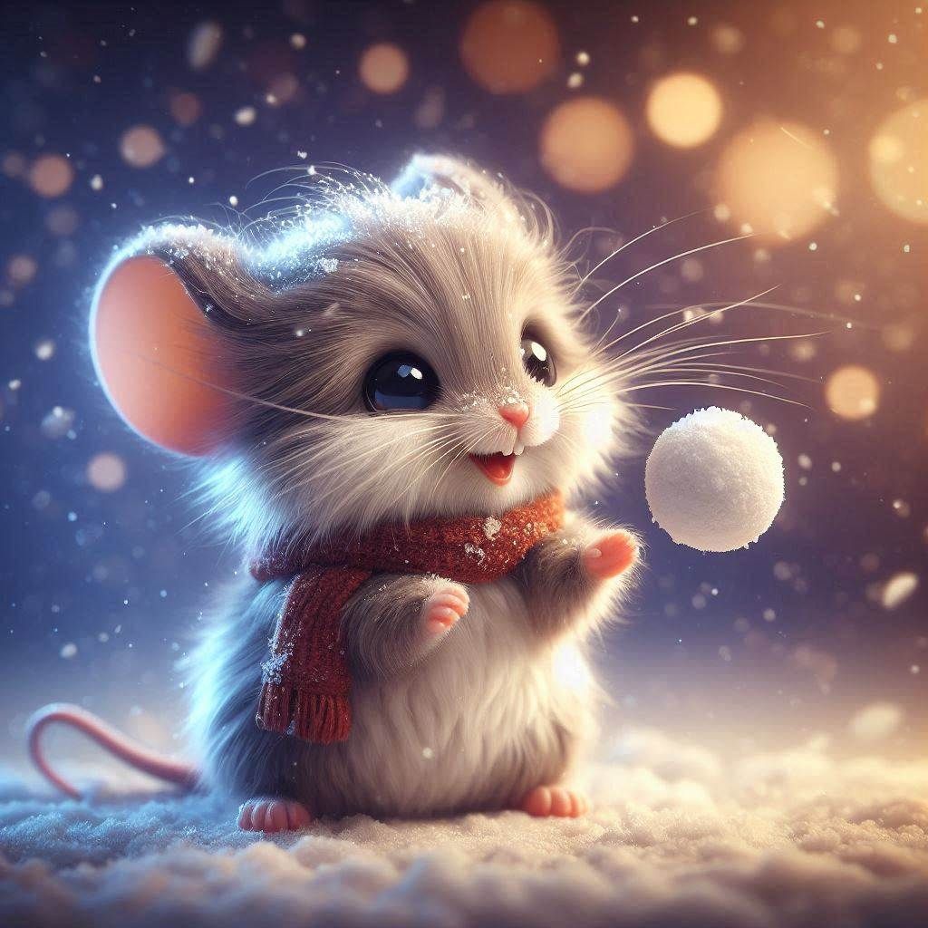 Let's have a snowball fight!  by @CloST 