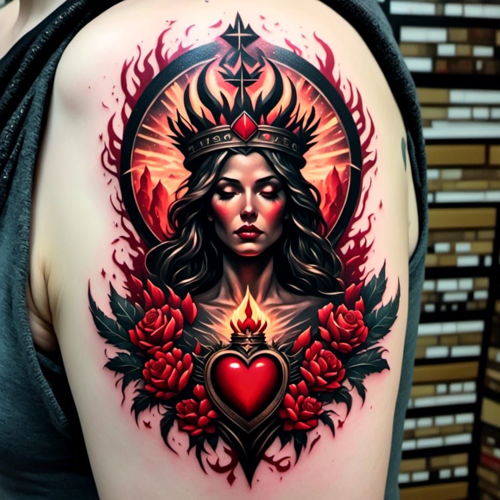 Sacred Heart by James Templin : Tattoos