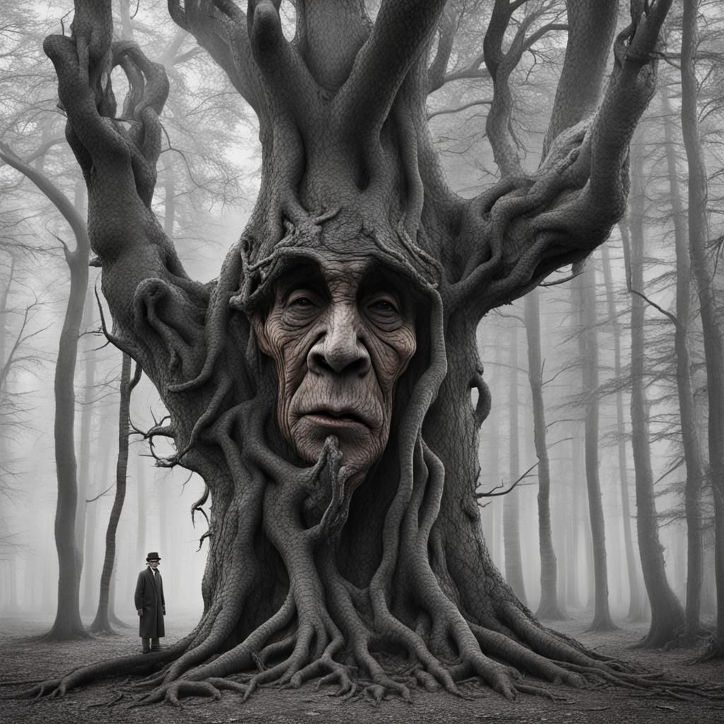 The old forest tree man - AI Generated Artwork - NightCafe Creator