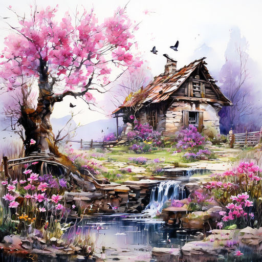 Spring scenery