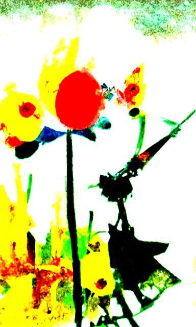 Beautiful flower meadow Unreal Engine Pino Daeni geometric a...