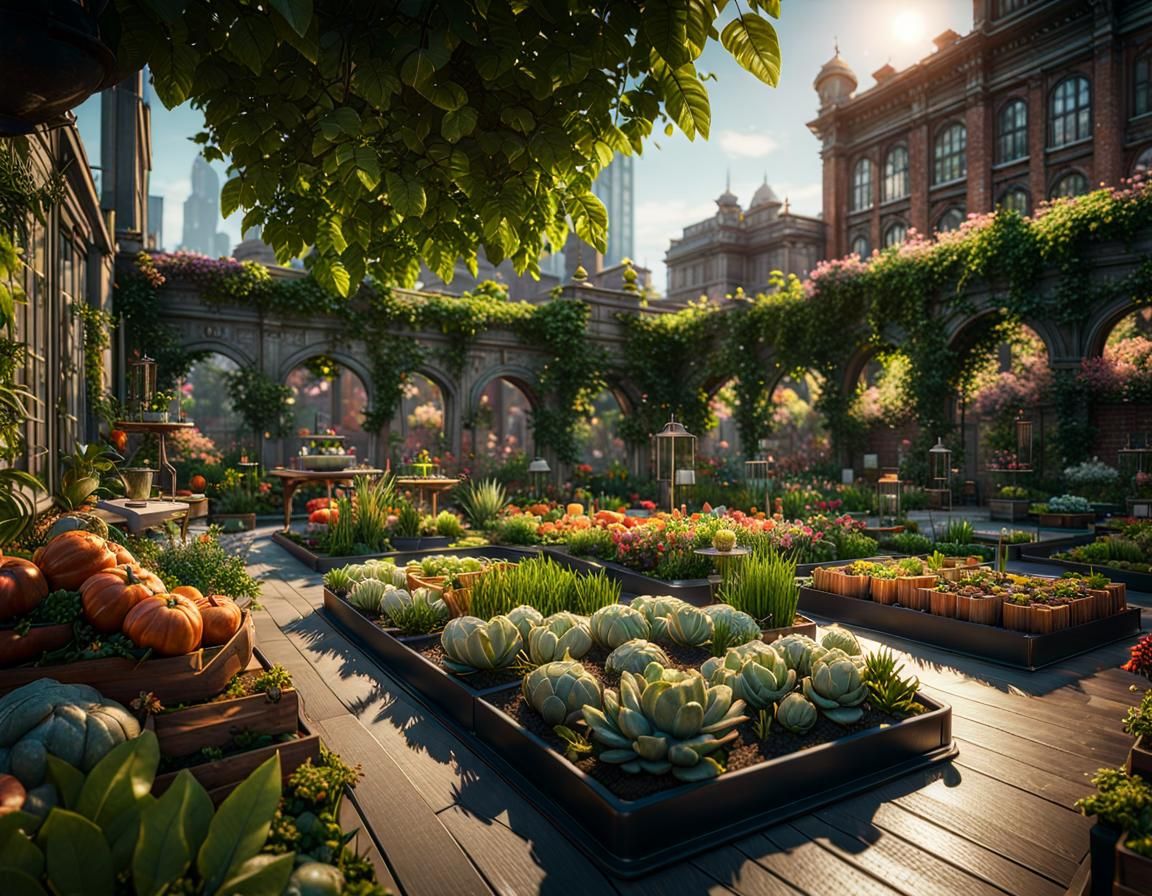 urban garden  by @hannahlovescats91