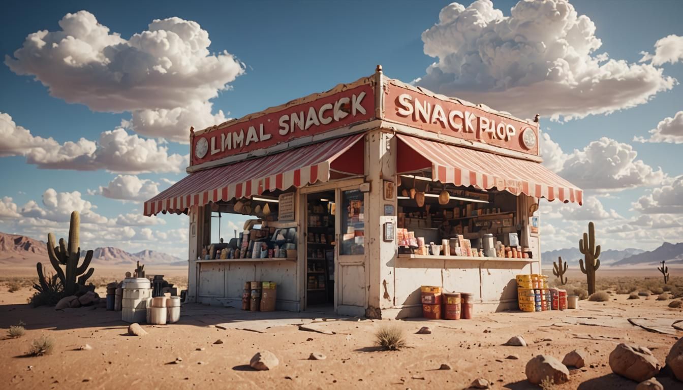 Liminal Snack Shop - AI Generated Artwork - NightCafe Creator