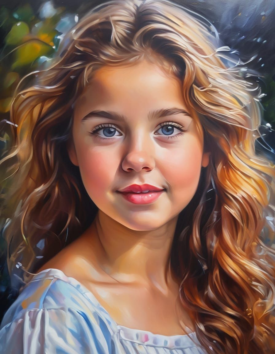 The look of hope for a brighter future