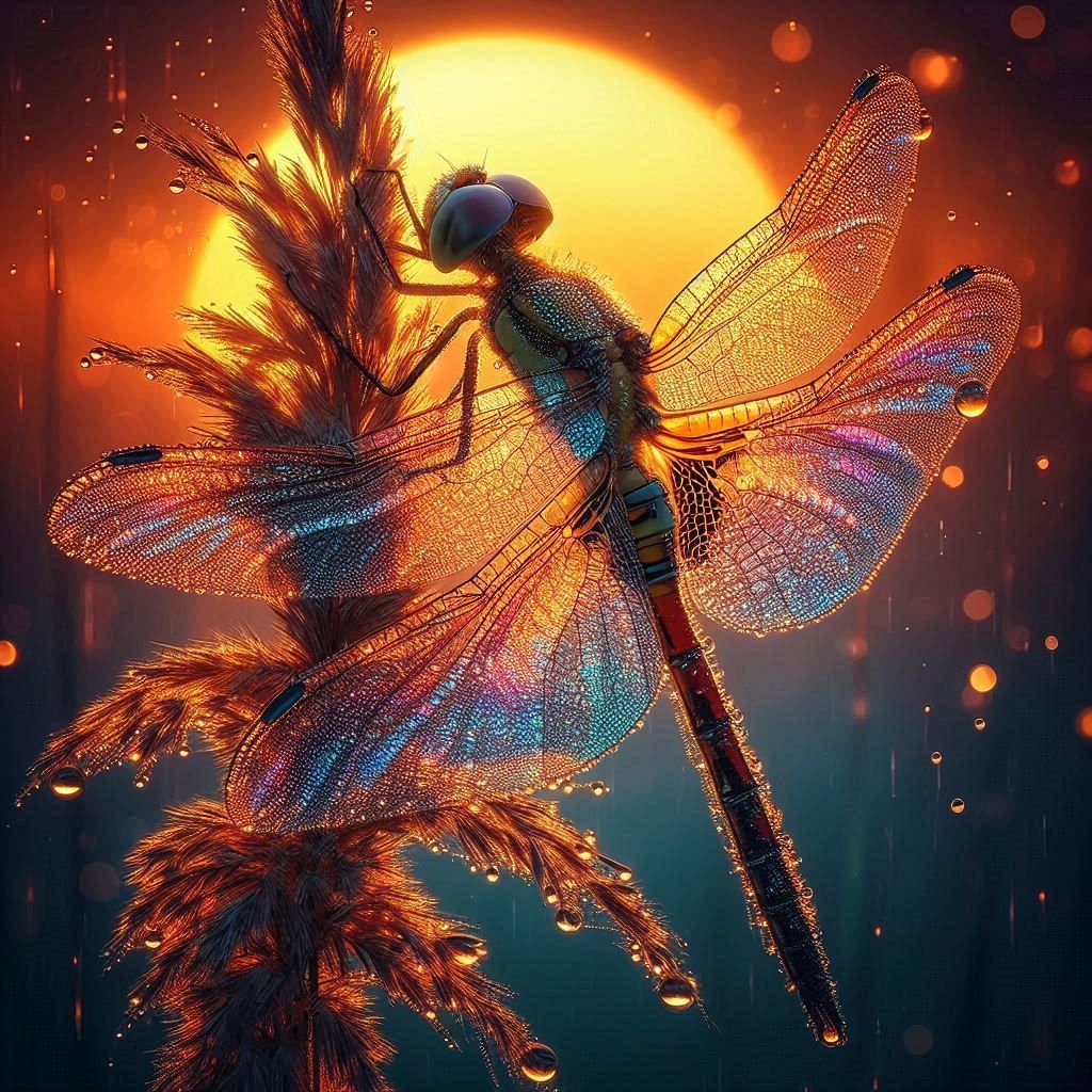 The Iridescent Dragonfly