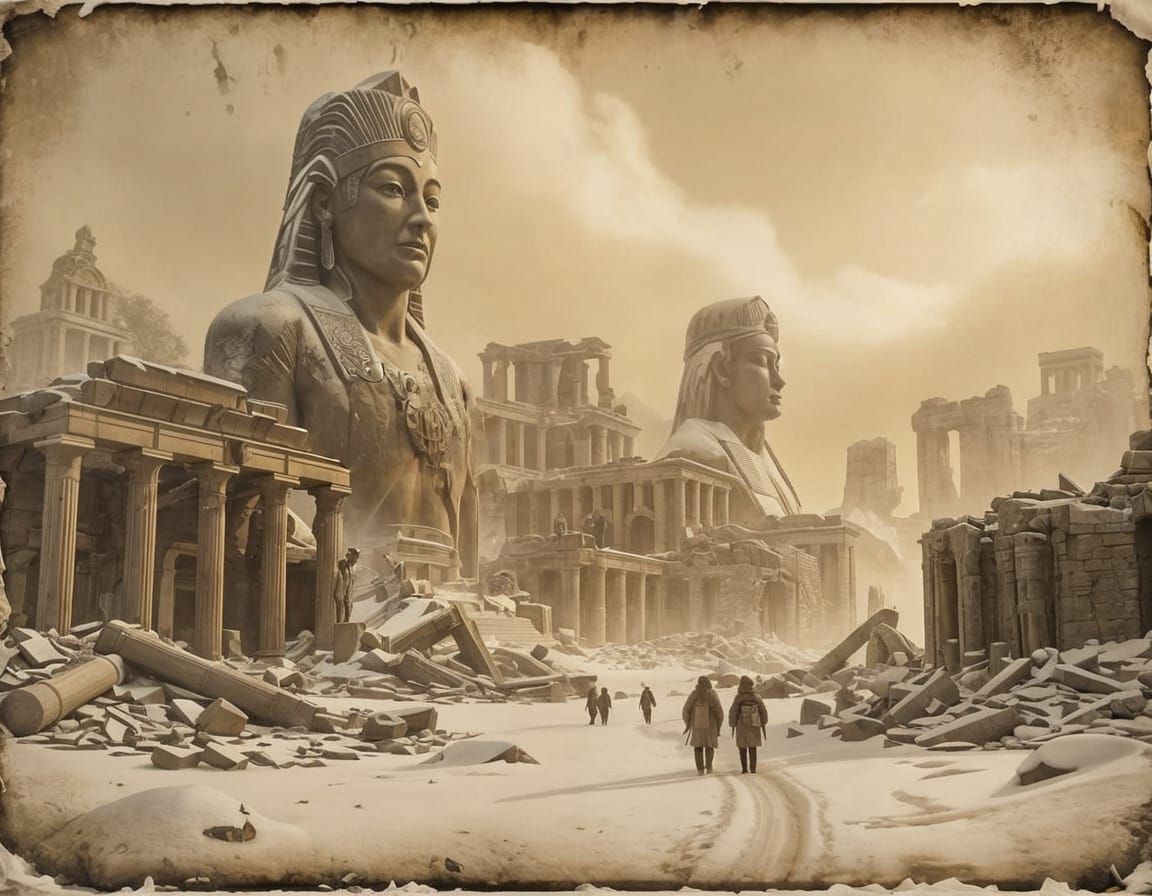 The Lost City of Azurmir  by @Shywolf