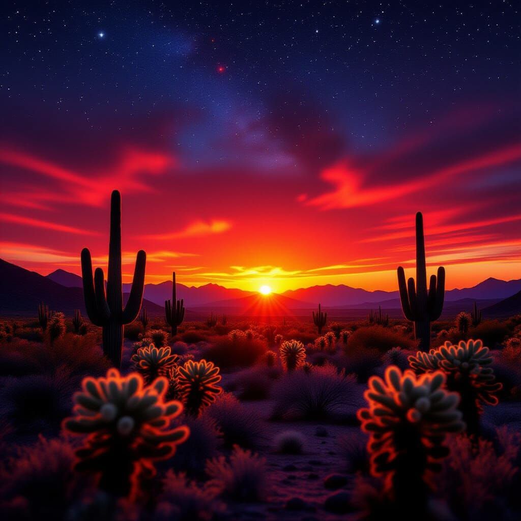 Desert sunset