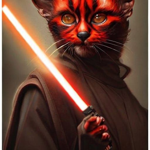 Cat Darth Maul - AI Generated Artwork - NightCafe Creator