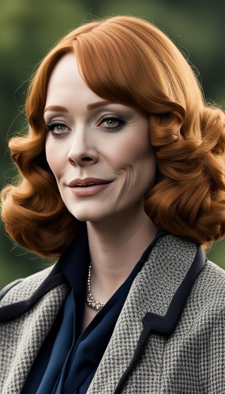 Christina Hendricks as Diana Rigg - AI Generated Artwork - NightCafe ...