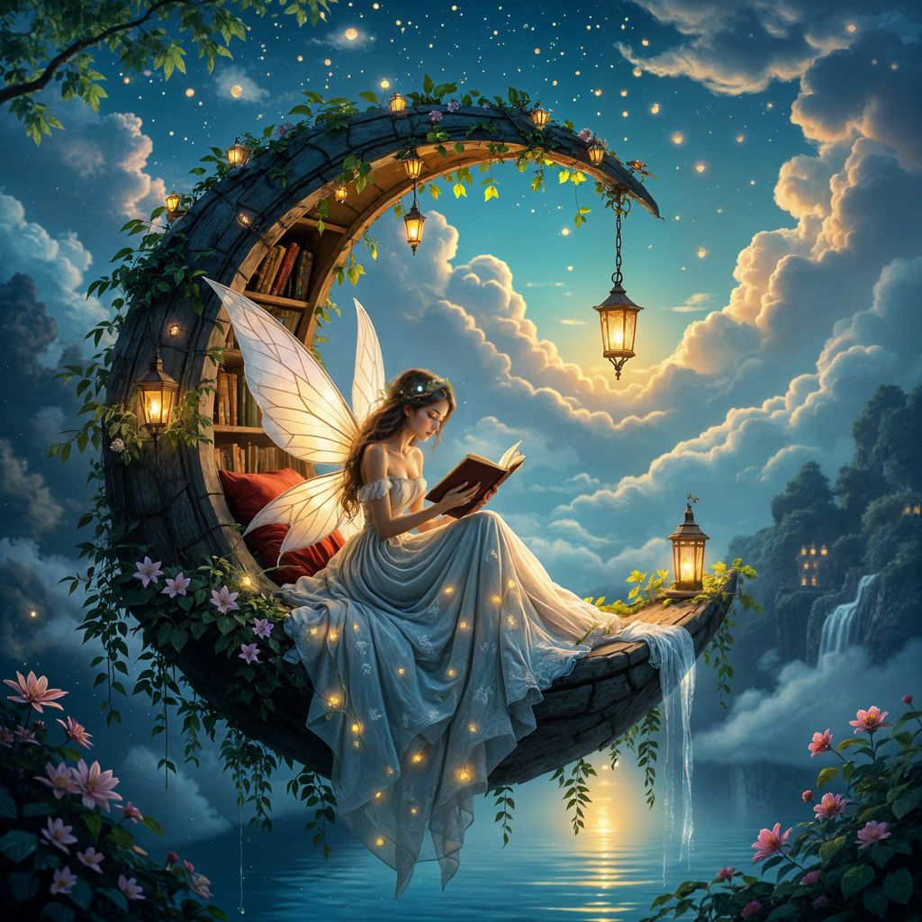 Whimsical Reading Nook  by @Shayera1001