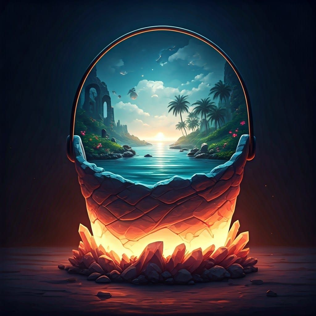 Enchanted Bucket Reveals Fantastical Realms and Mythical Cre...