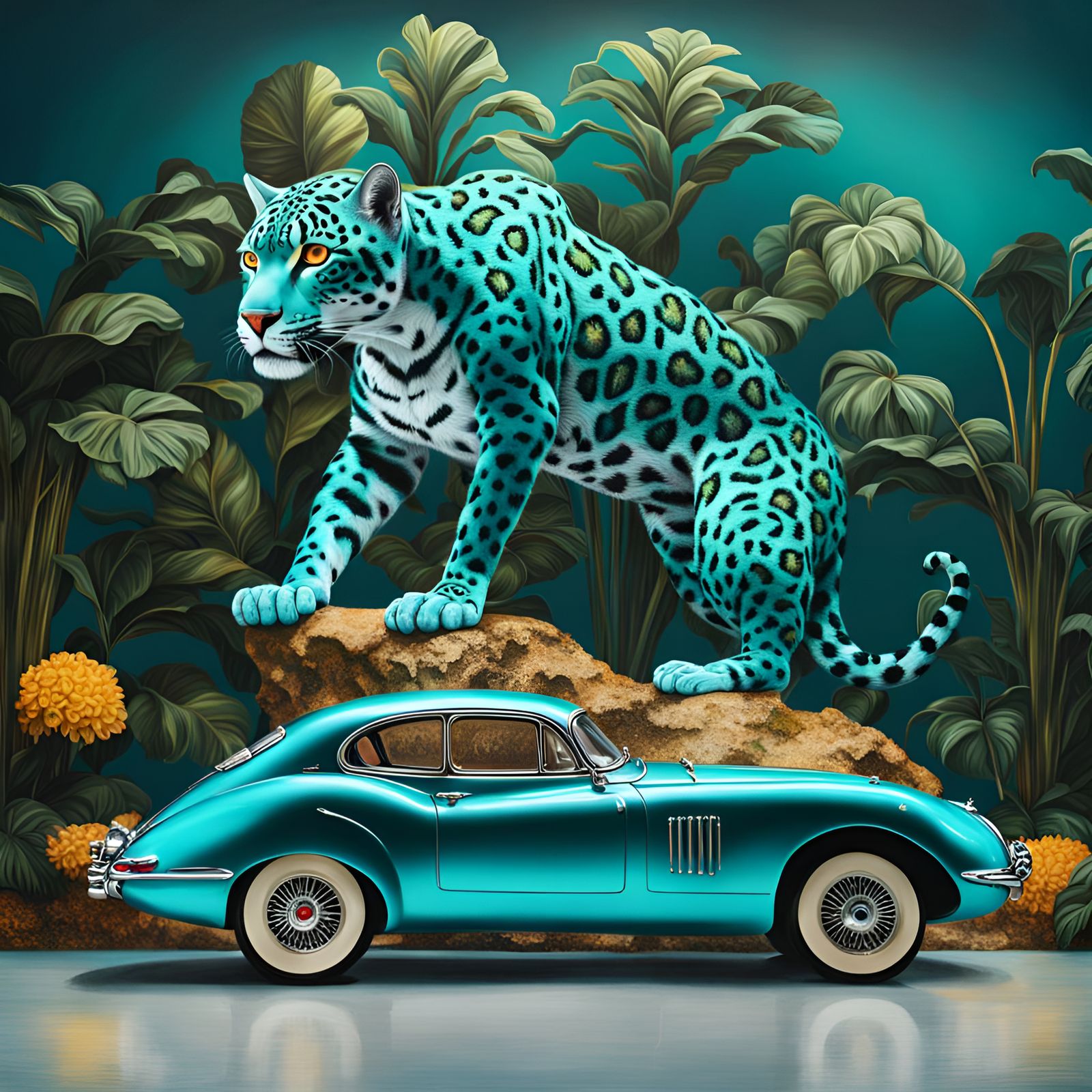 Turquoise Jaguars  by @Holy Hearted Fool For Love