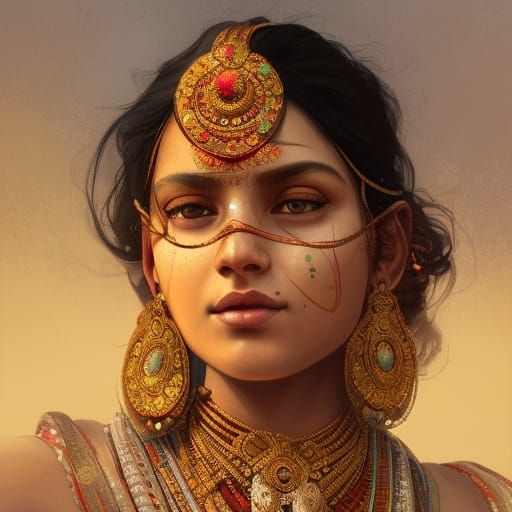 Ancient india beauty