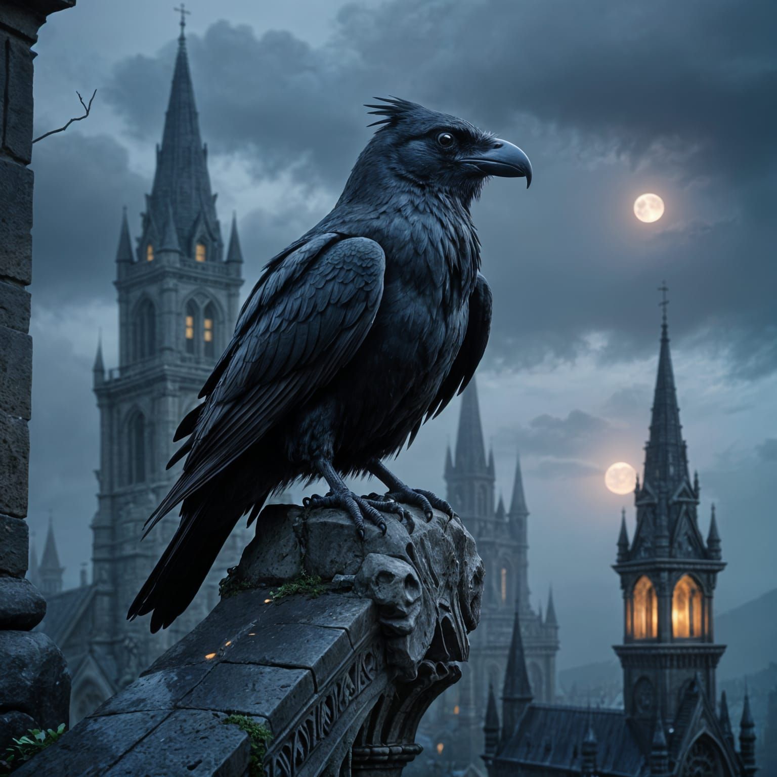 Perched above  by @Crystal Raven