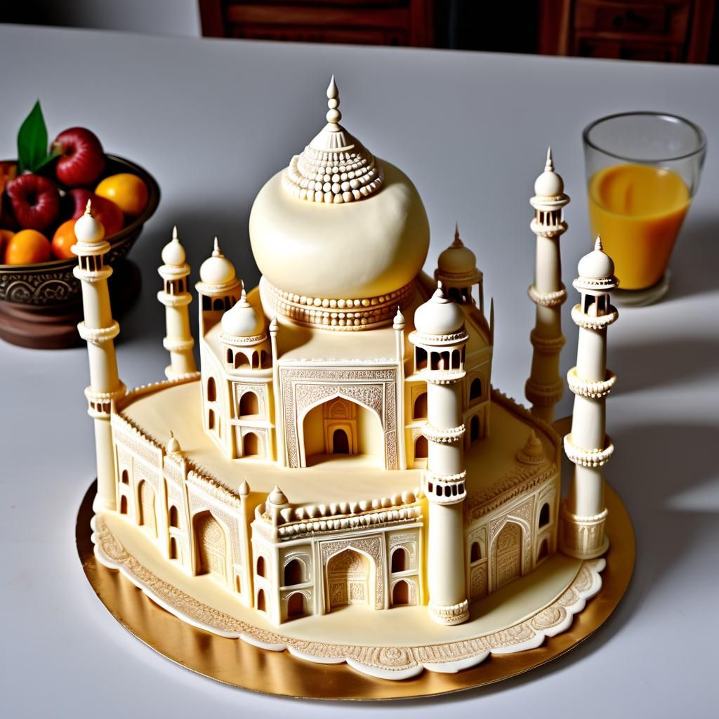 Marble taj mahal, Design: Hand painting at Rs 300/piece in Agra | ID:  2852853519697
