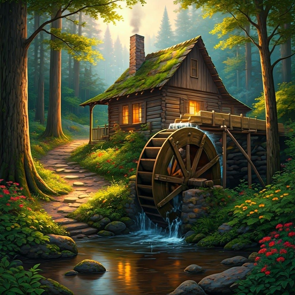 Water Wheel  by @DismissedClaim