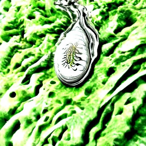 Rotifer hyperdetailed Unreal Engine microscopic imagery eart...