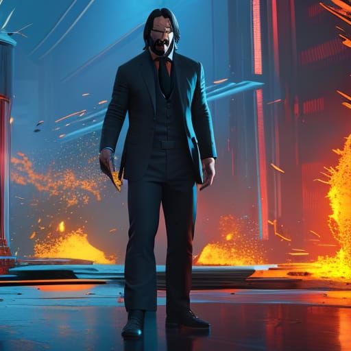 SDXL John wick