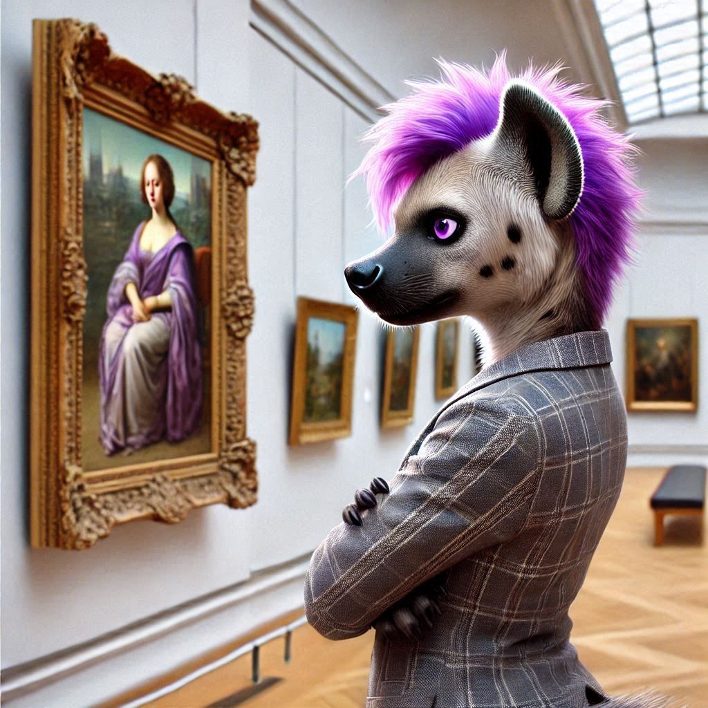 Scuzzy in the museum