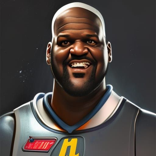 Shaquille O'Neal in buzz Lightyear suit
