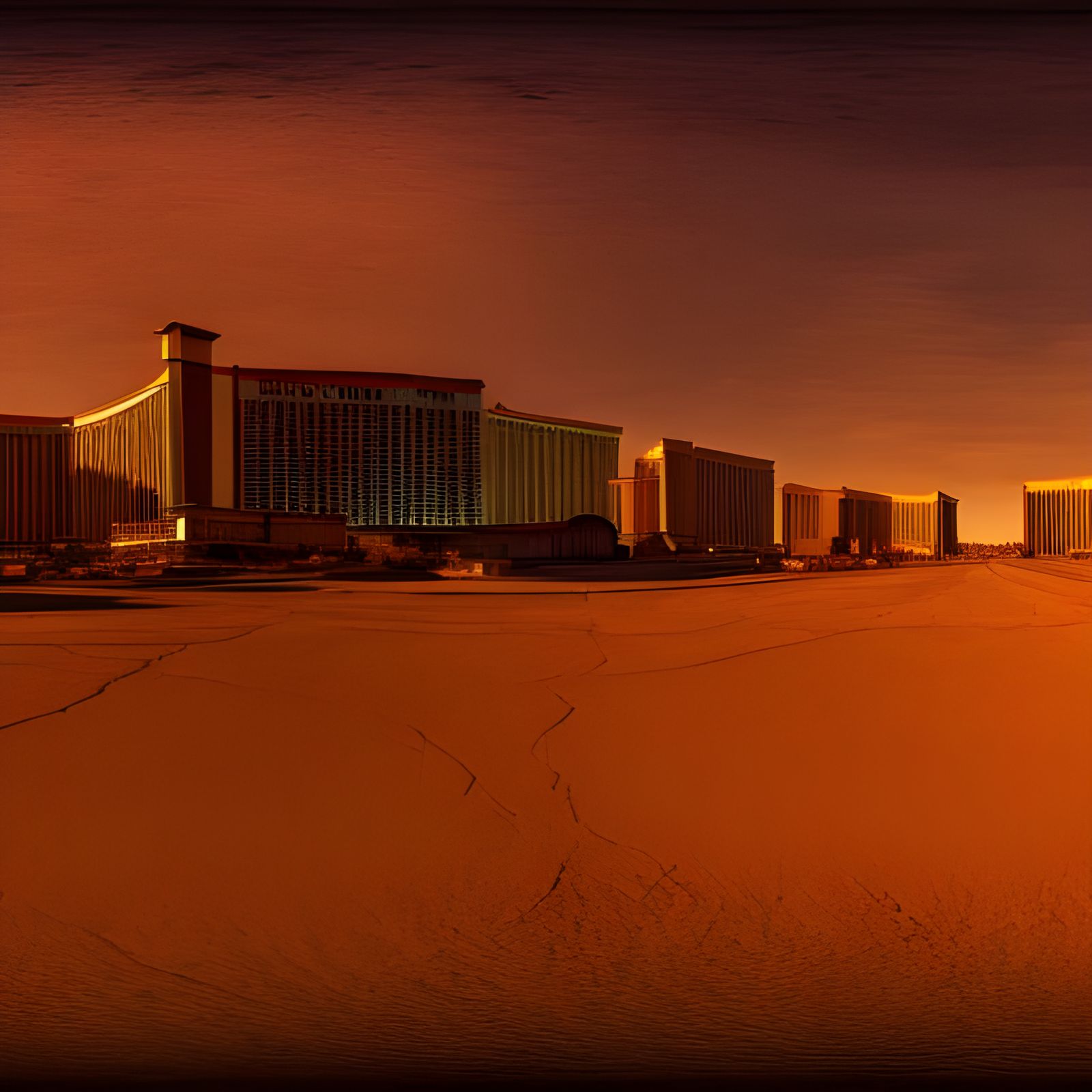Nuclear winter at Las Vegas