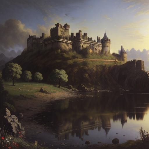 Scottish Castle - Ai Generated Artwork - Nightcafe Creator