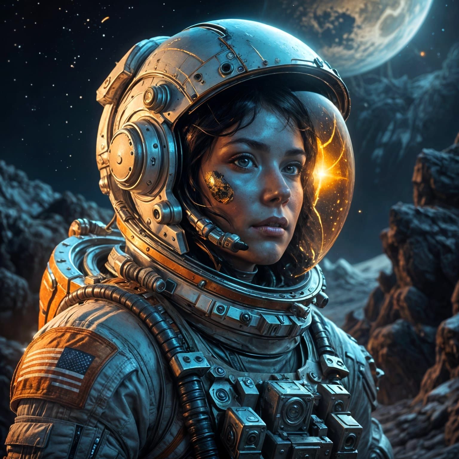 Astronaut  by @Chief_Runs-with-scissors