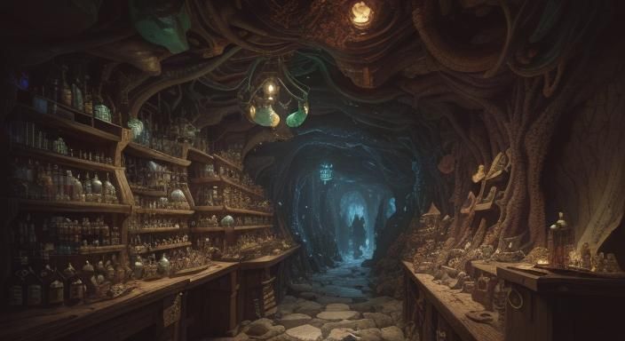 Underground Cavern Apothecary