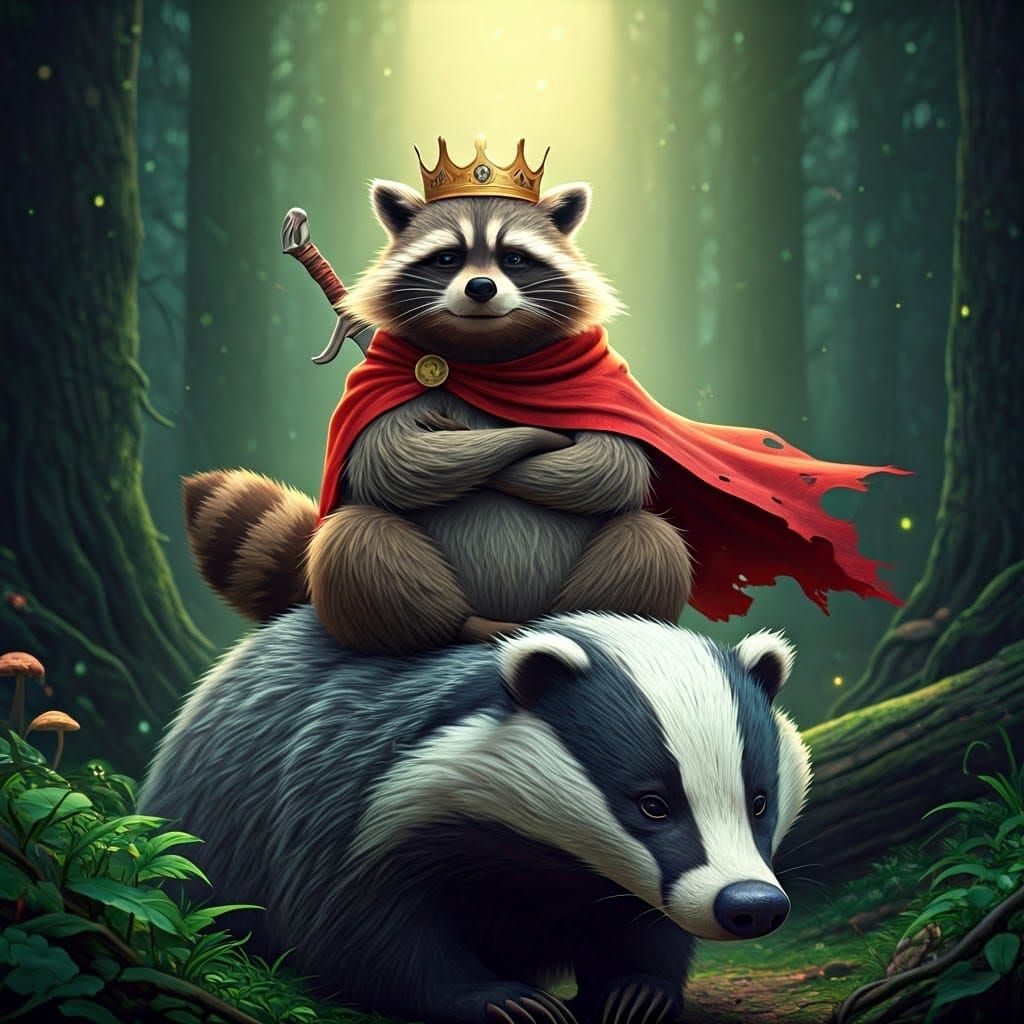prince of the forest   by @asbestos_monkey