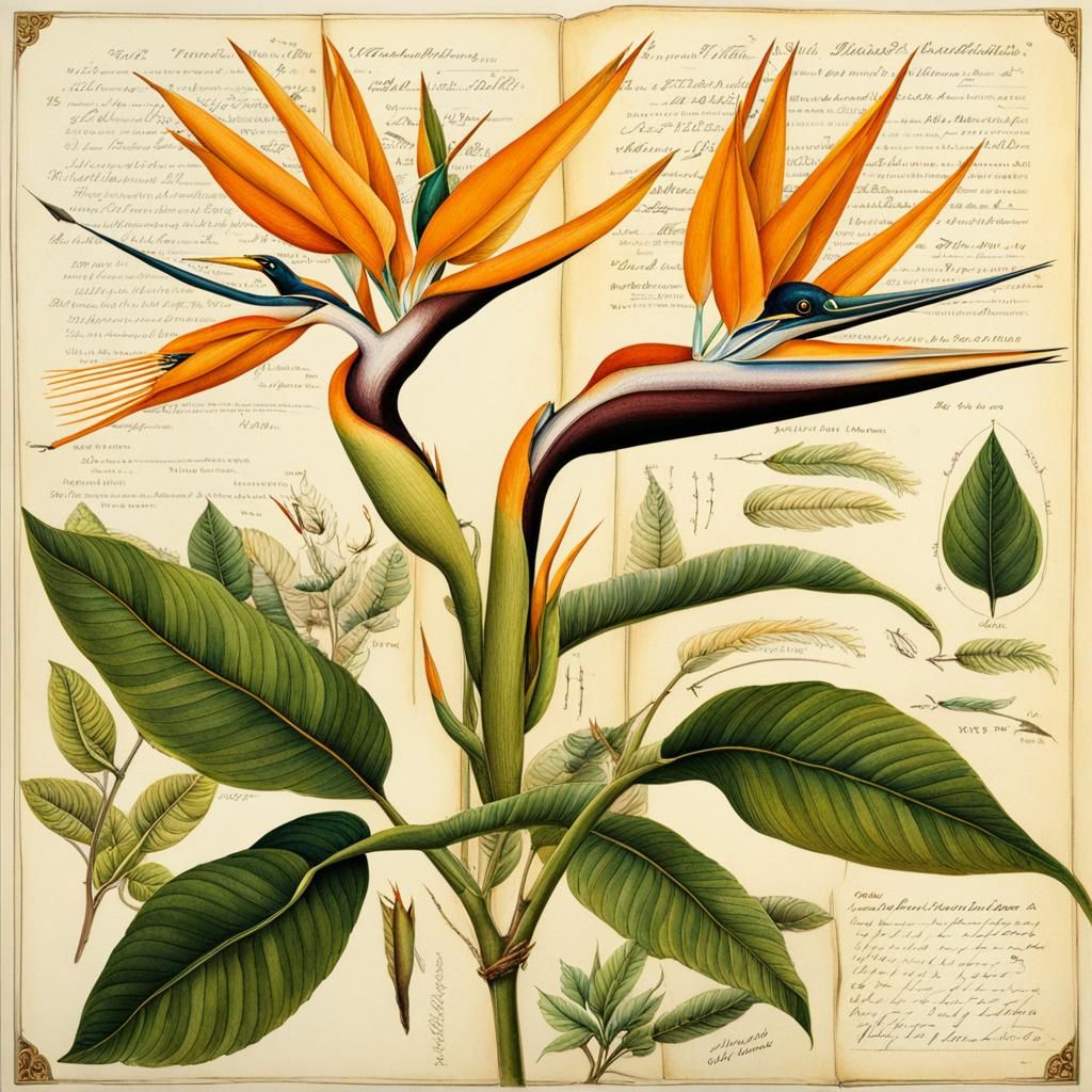 Bird of paradise (plant)  by @Yanciepants