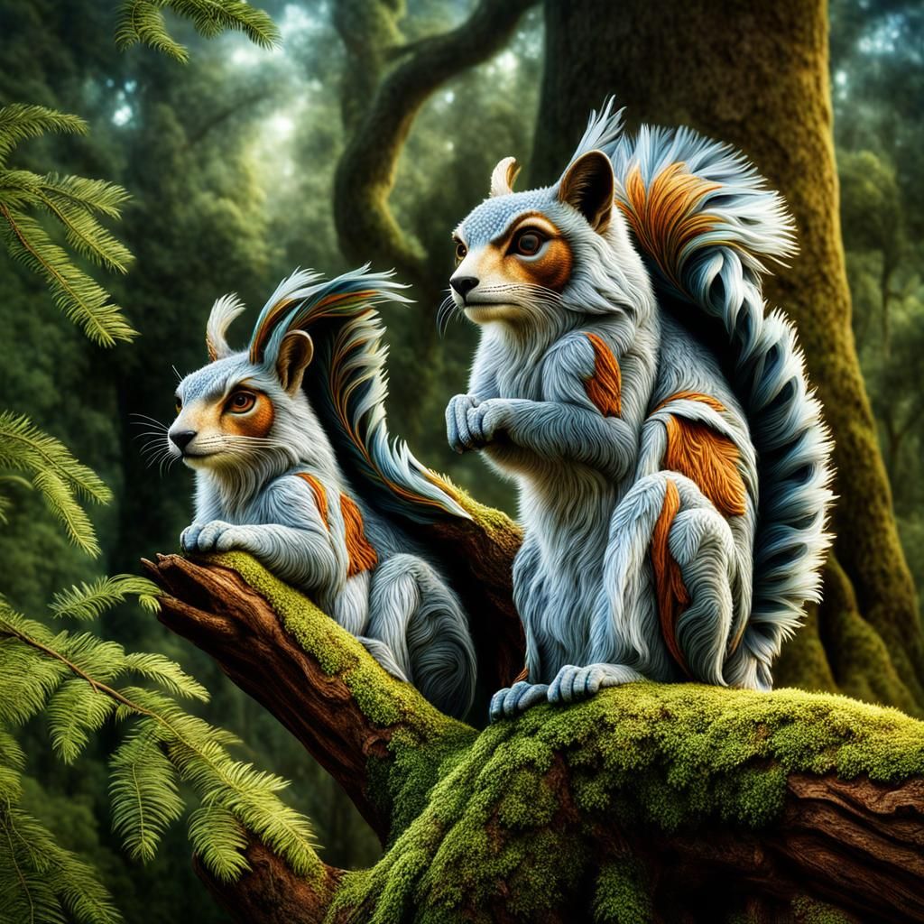 Grove Guardians: Sentient tree spirit that watch over the sa...
