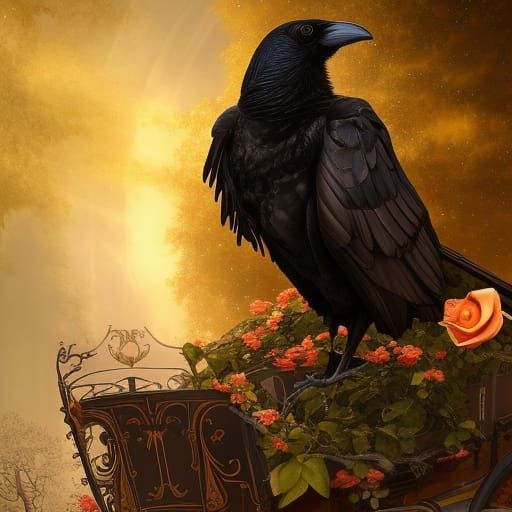 THE ALPHA CROW AI Generated Artwork NightCafe Creator