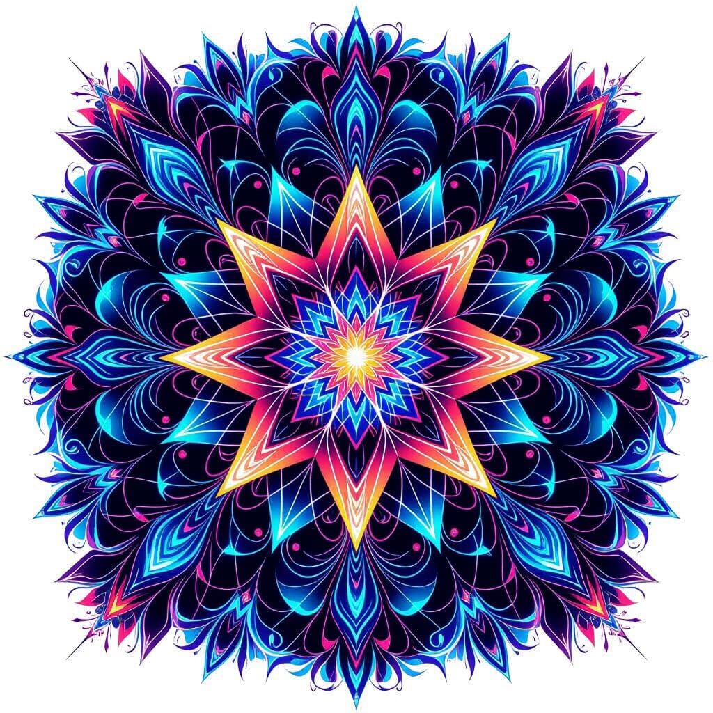 Kaleidoscope Art  by @zephyrael