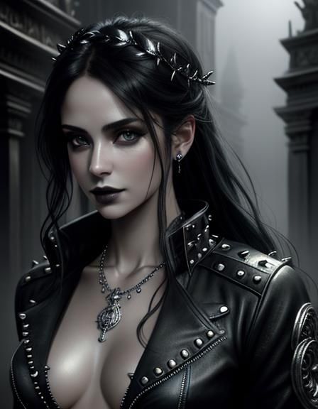 goth woman