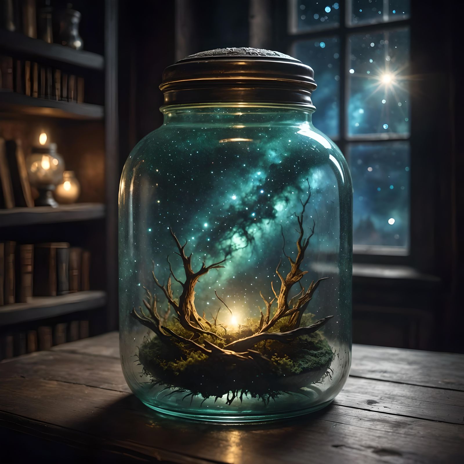 Victorian jar of souls - AI Generated Artwork - NightCafe Creator