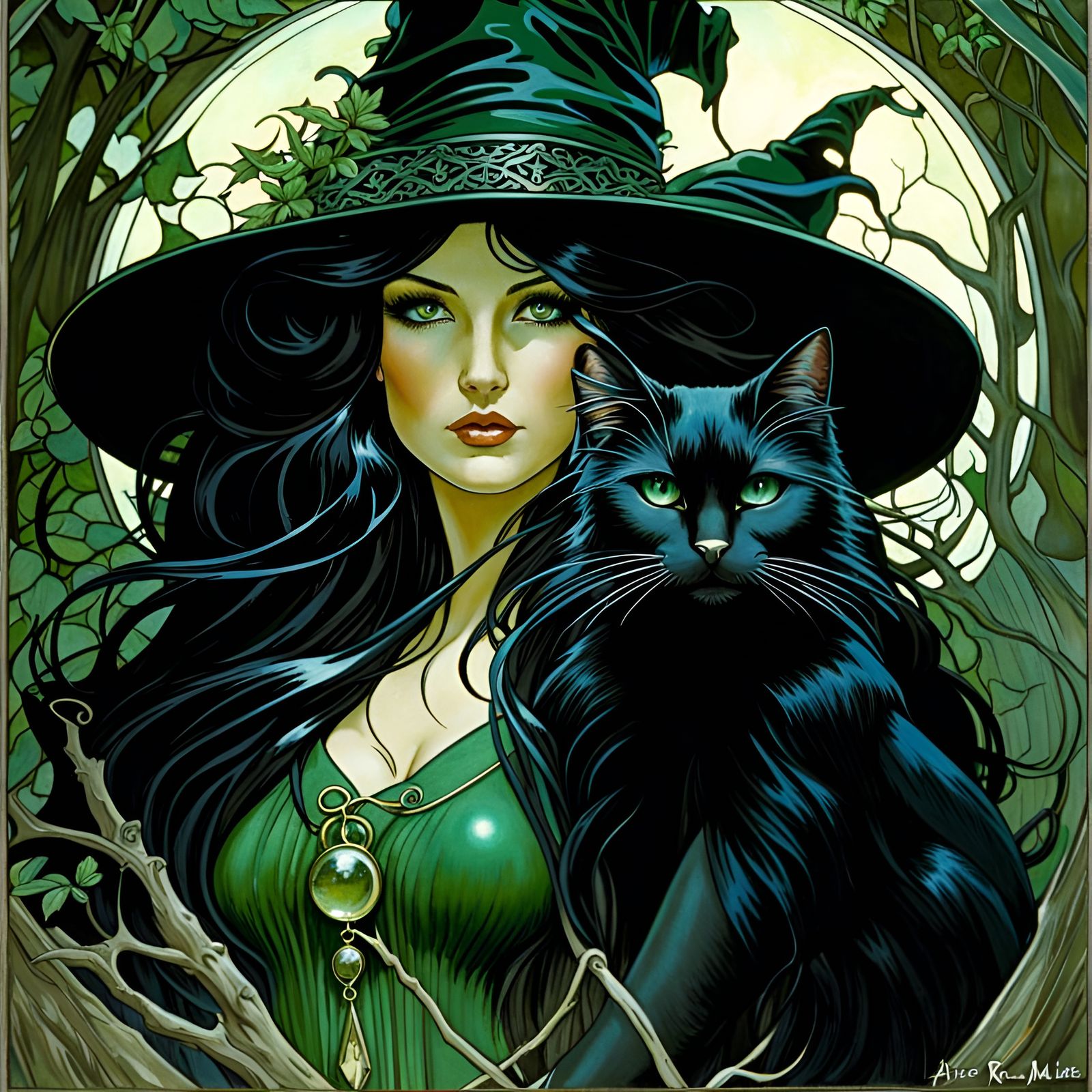 Witchy Woman Ai Generated Artwork Nightcafe Creator 5475