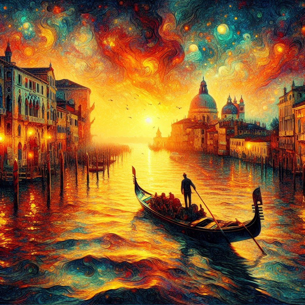 Venice at sunset