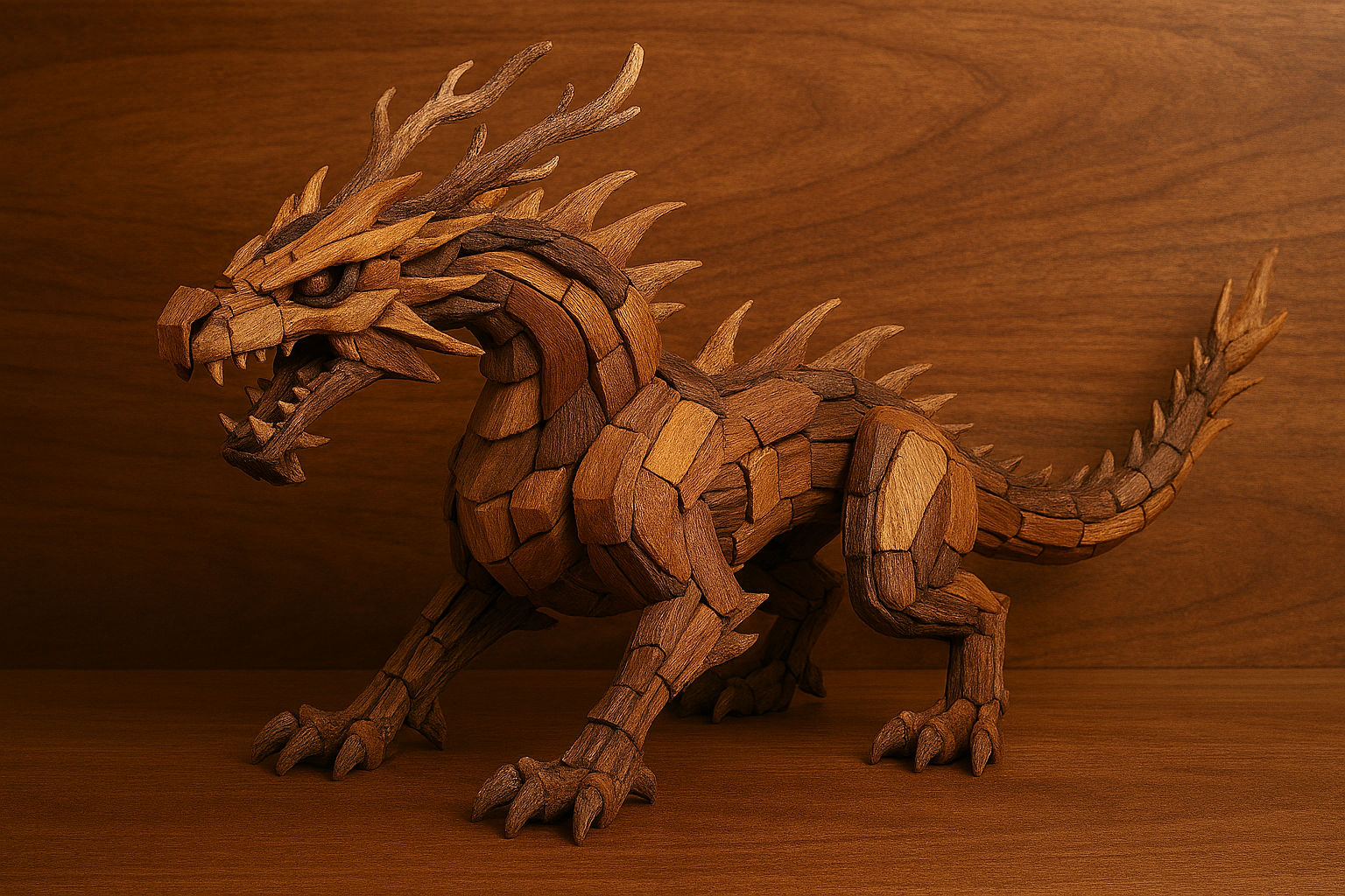 Wooden dragon