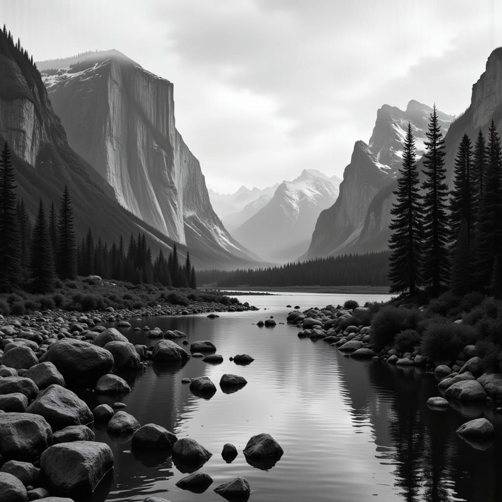 Monochrome Landscape